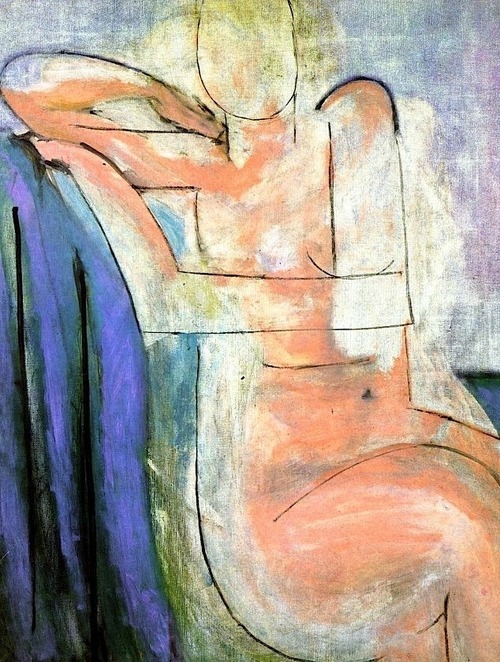 Henri Matisse Seated Pink Nude Art Is My Second Name