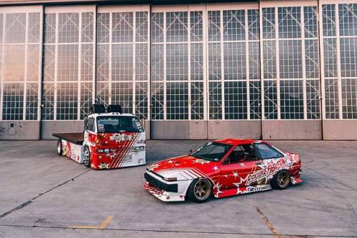 toyota-afficionado:Insane ae86 truck combo