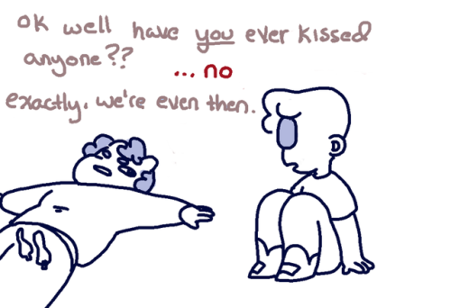 nubs-mgee:this was their first kiss but hussie’s too much of a...