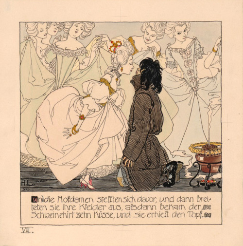 fuckyeahvintageillustration:Part II of ‘Die Prinzessin und der...