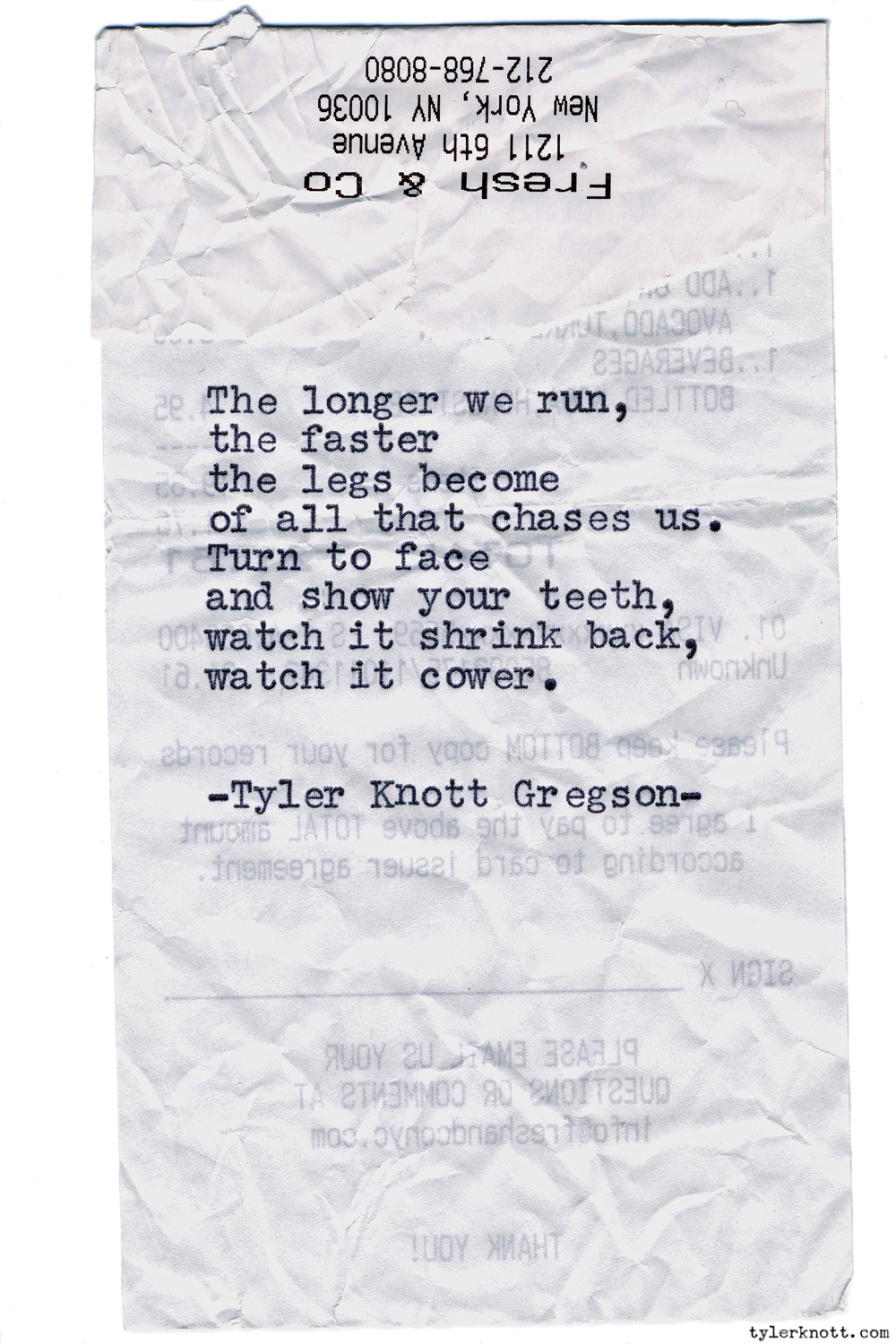 Tyler Knott Gregson — Typewriter Series #983 by Tyler Knott Gregson ...