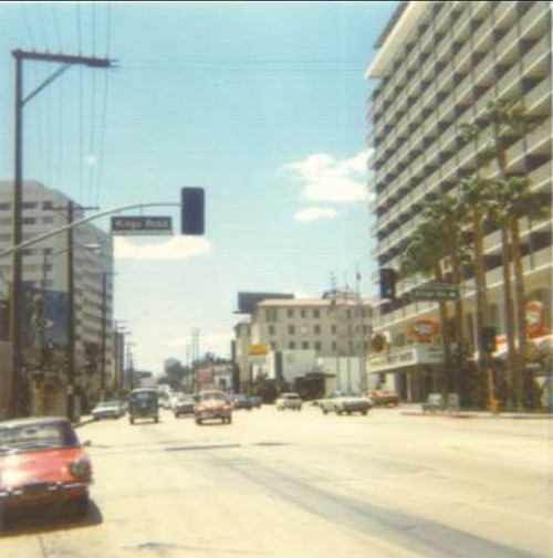 seventies-starlet:Sunset strip ,1970’s.