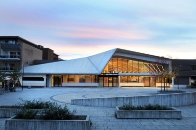 travelingcolors:<br /><br />Vennesla Library and Culture House | Norway (by Helen  Hard)<br />