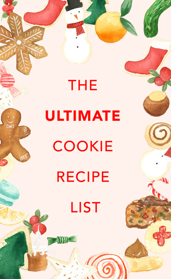 My holiday baking list | One and Only Paper Custom Wedding Invitations