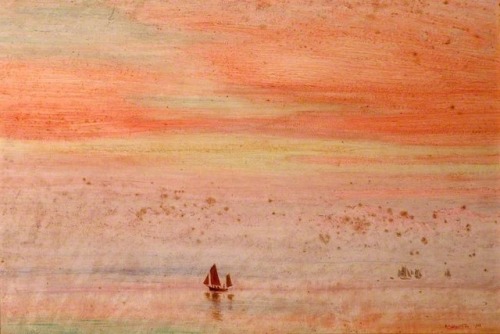 spoutziki-art:Seascape by William Shackleton - 1922