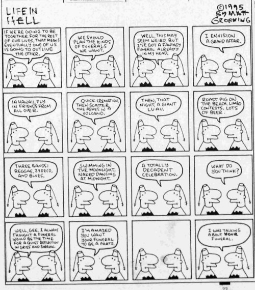 life in hell conic strip Gay digimon porn