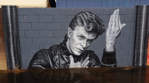 mermaidofthepsychedeliclagoon:David Bowie inspired Street Art