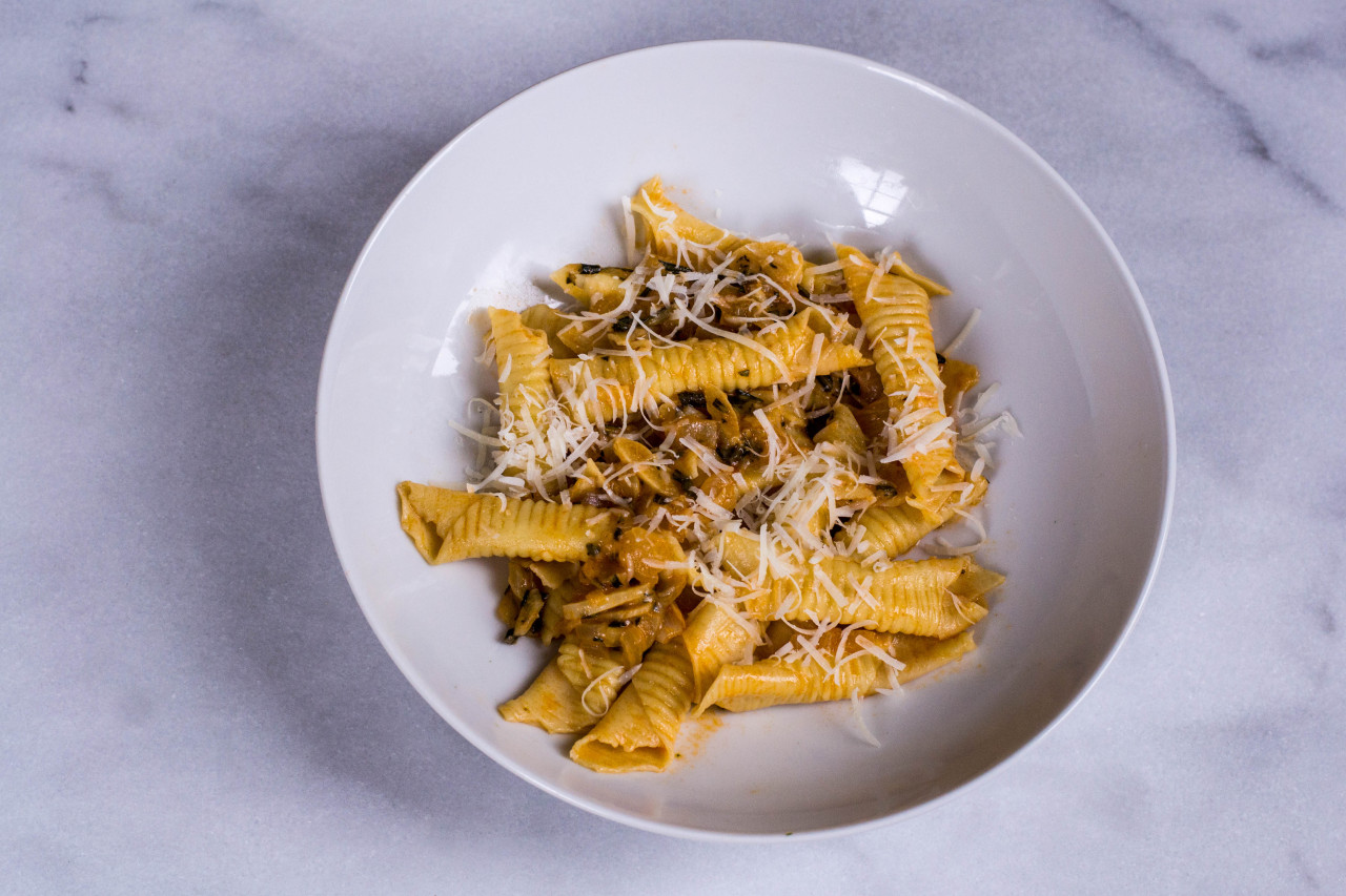 Garganelli Aromàtiques, as interpreted from La Pasta Per Als Catalans. –  The Manhattan [food] Project