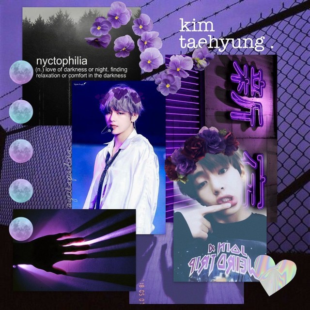 Kpop Edits (Pavlina) — 🌌Taehyung of BTS purple aesthetic!🌌