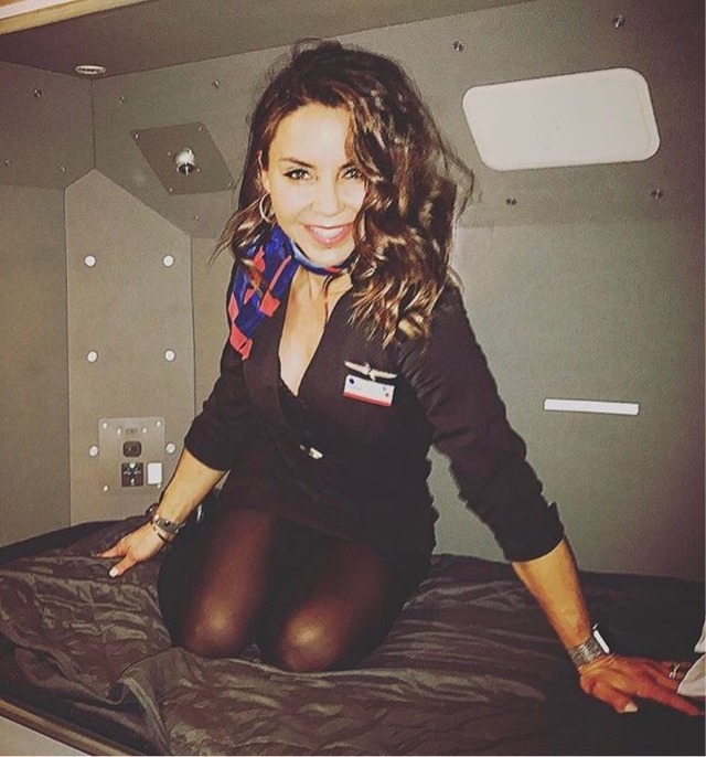 Malaysia Airlines Stewardess Mile High Girls Vanessa Fun Loving