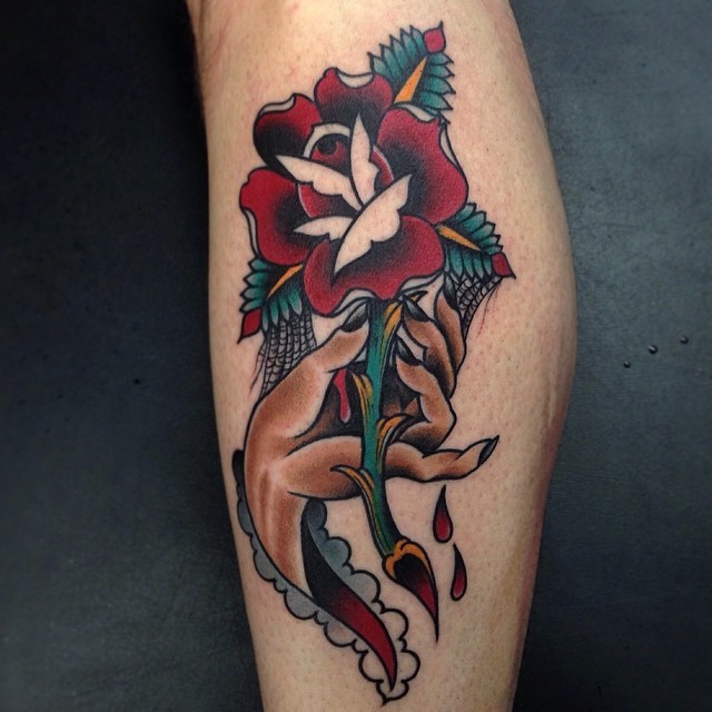 Classic Cool Tattoos By Paul Nycz Femme Fatale Rose By