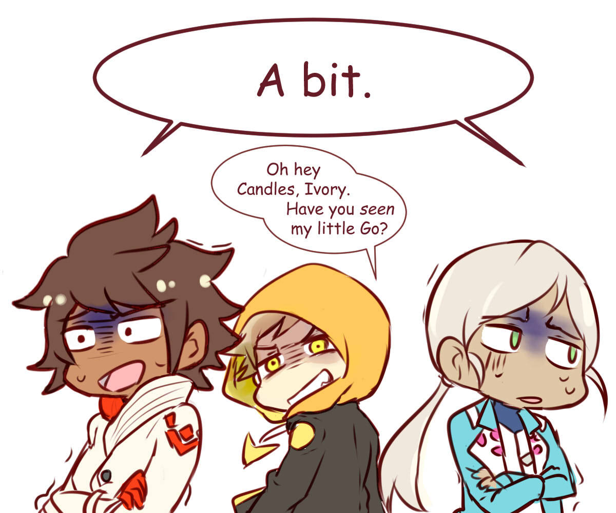 candela and blanche kiss