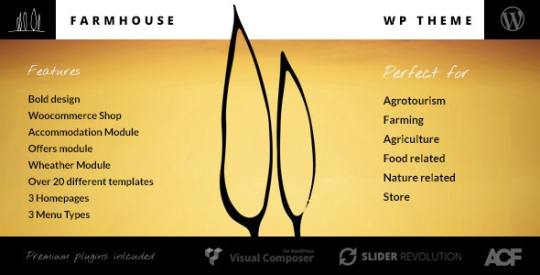 Farmhouse v1.9 – Agrotourism Farming and Agriculture theme Nulled