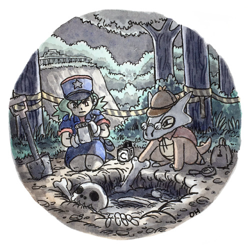 revilonilmah:#105 Marowak, Doctor Bones on a cold case!