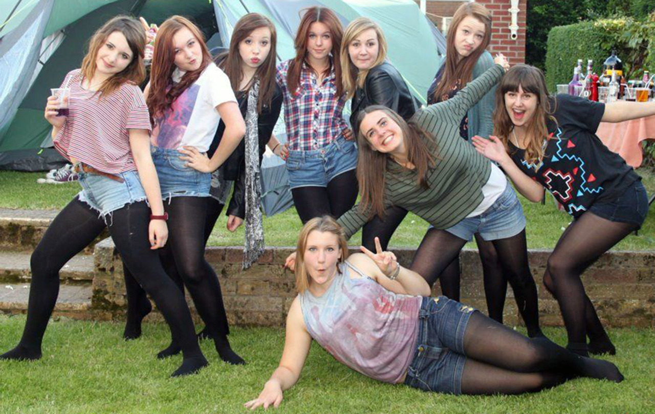 Teenage Girls In Tights