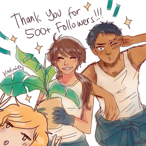 (169/365) I have reached 500+ followers?? Yaaay!!I can’t...