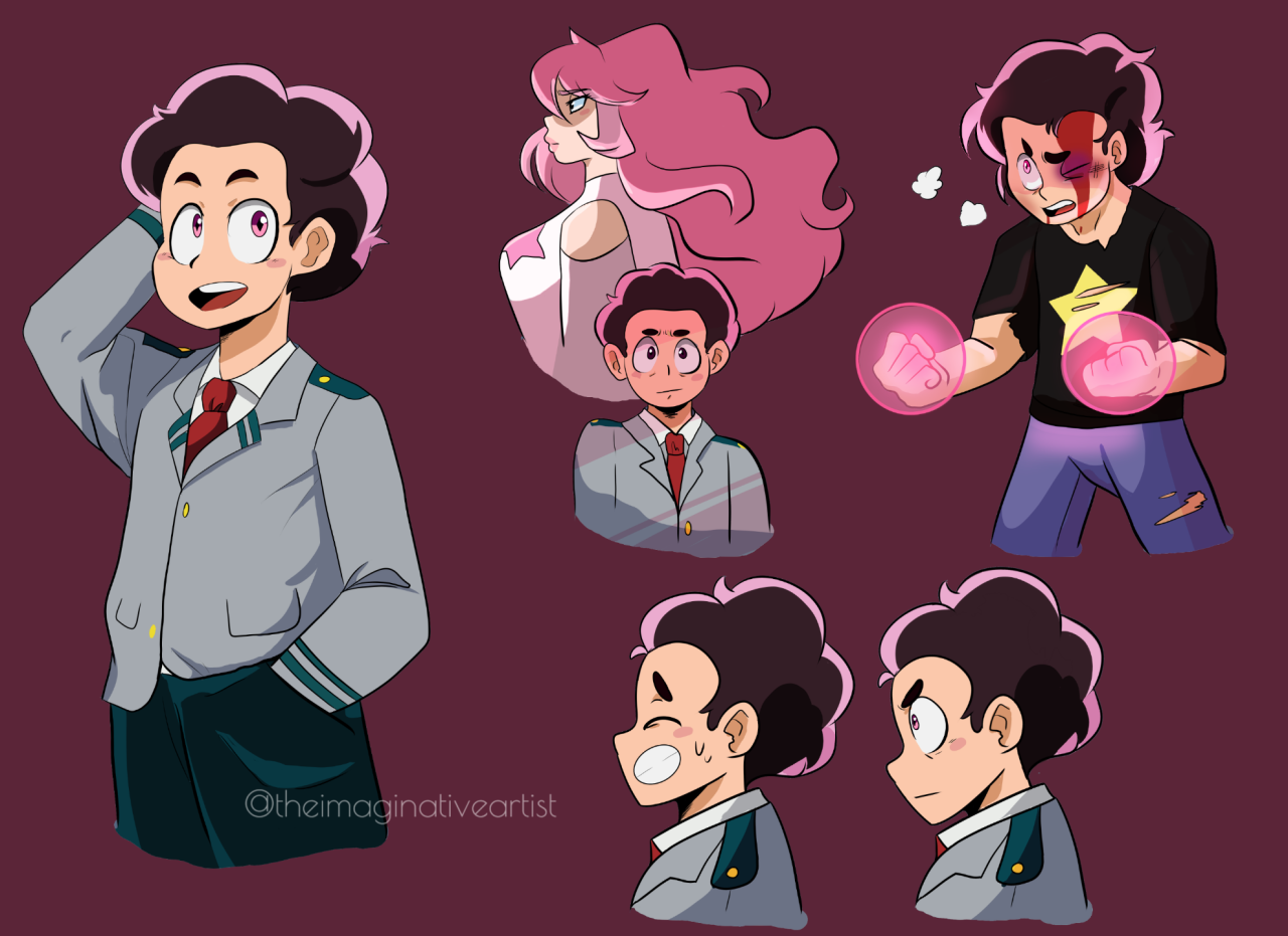 Nicky thomson. Steven Universe кроссовер. MHA Style. Ippan josei. #Mha361.