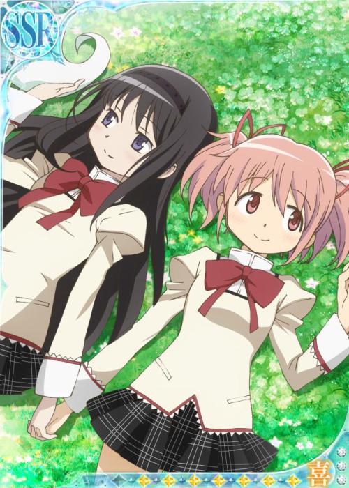 homurahyakuya:Official MadoHomu Card Artwork from Puella Magi...