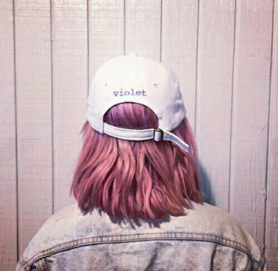 Pink Cap Hat Tumblr