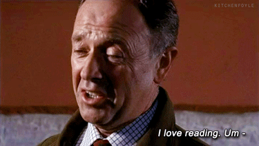 Falling: Michael Kitchen: I love reading 1