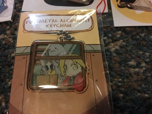 tsumi-alchemist:Finally got my FMA merch made by @cowania !I...