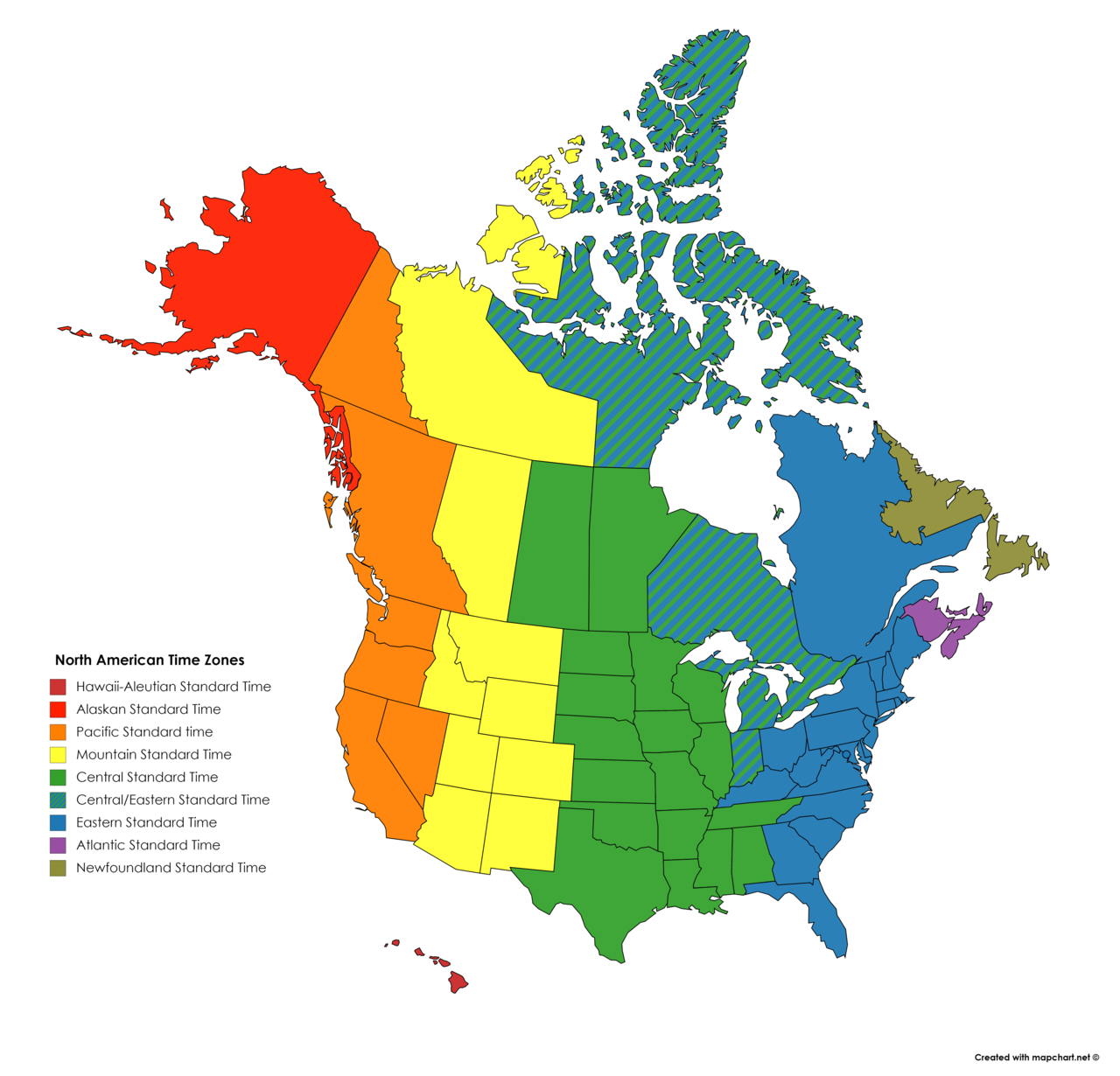 Improved Time Zones Of North America Proposal Time Zo - vrogue.co