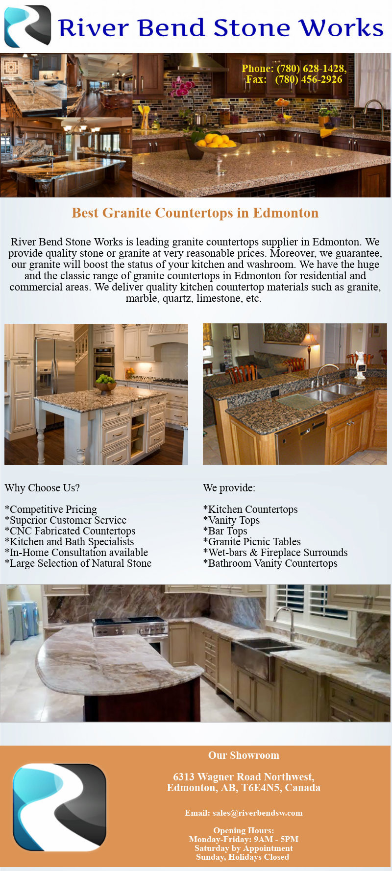 Granite Quartz Marble Countertops Edmonton