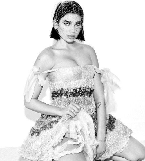 bwgirlsgallery:Dua Lipa by Carin Backoff for Elle US Magazine -...