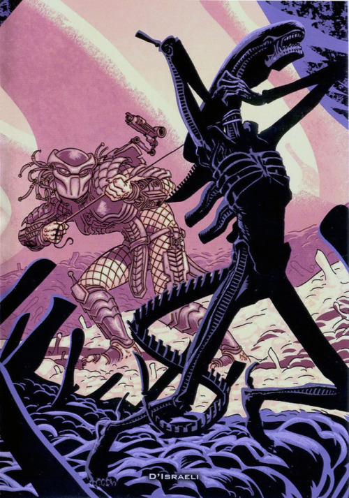 avpcentral:One of the alternate covers for Aliens vs. Predator:...