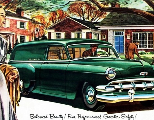 prova275:Balanced beauty… 1954 Chevy sedan delivery ad...