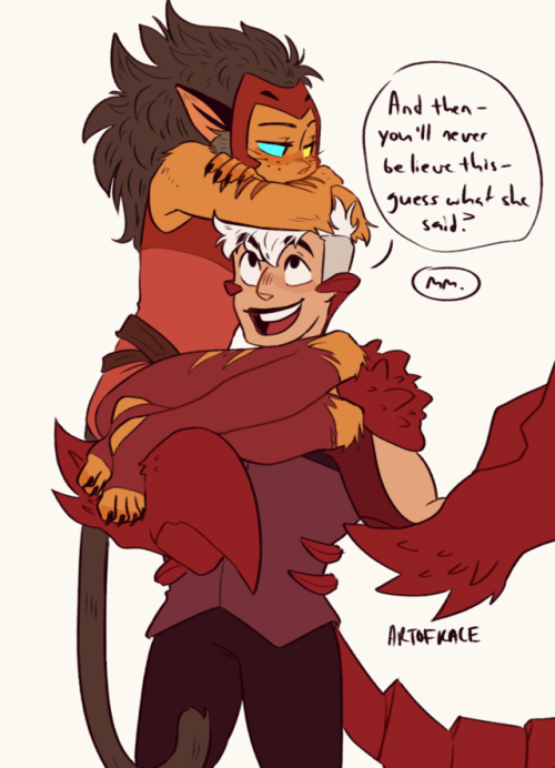 artofkace:AU where Catra just accepted her fate and was held...