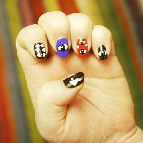 want to do this kenzo aw13 inspired design on your own nails? check out ...