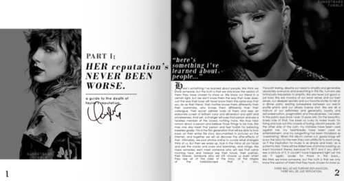 sunsetbabe:Reputation Album Booklet Redesigned Part I; Her...