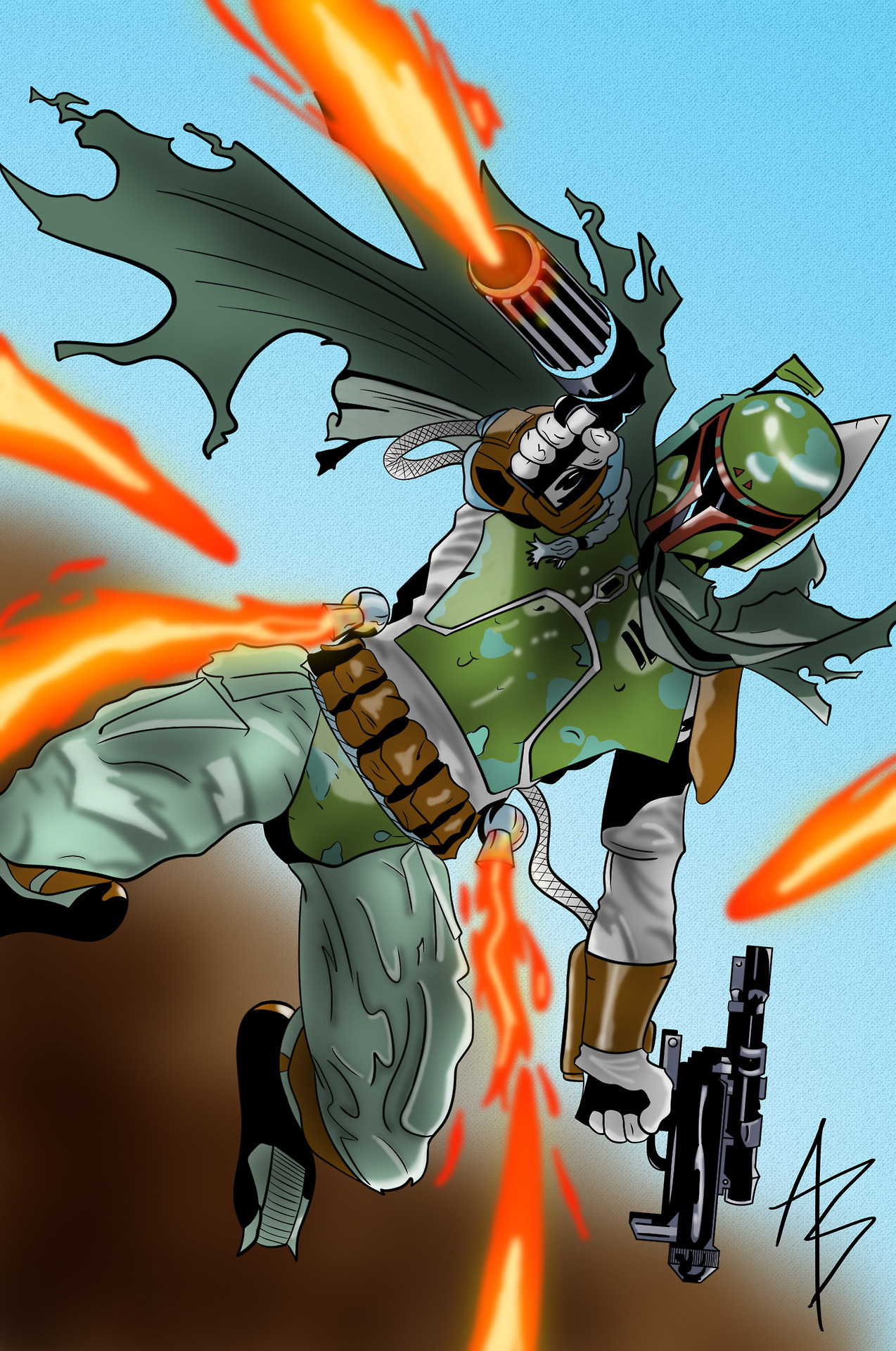 AB Art — Boba Fett from Star Wars!