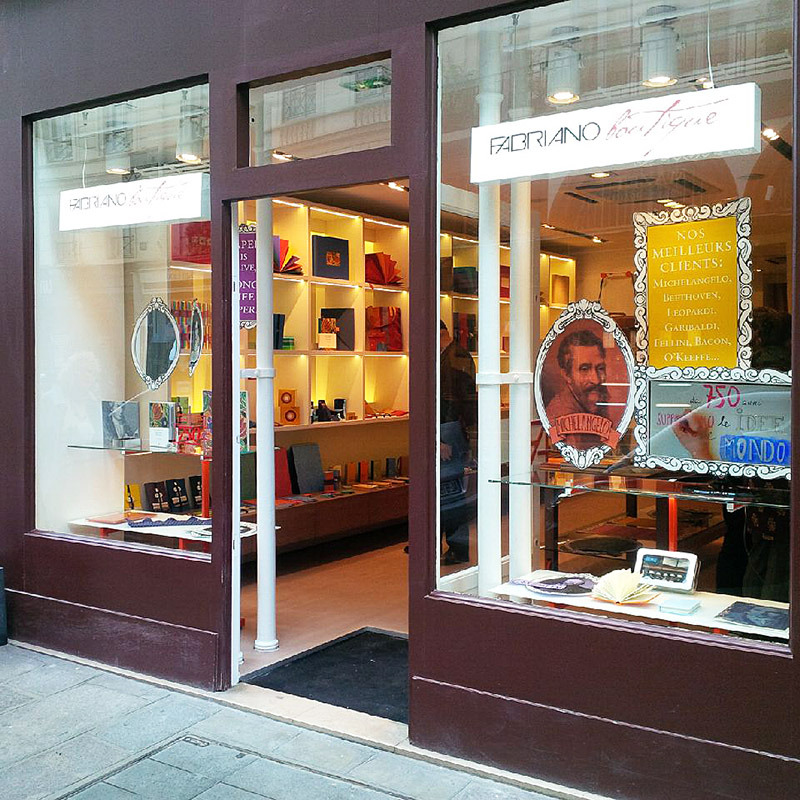 Fabriano Boutique Paris Ready to open! Rue du... | Fabriano Boutique