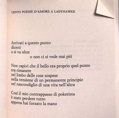 Cento Poesie D Amore A Ladyhawke