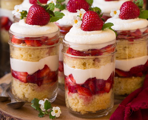 foodffs:Strawberry Shortcake TriflesReally nice recipes....