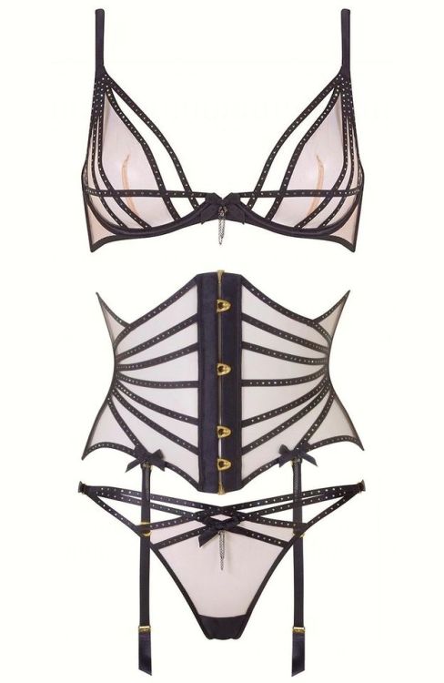 martysimone:Agent Provocateur | Rubi set - black strapping...