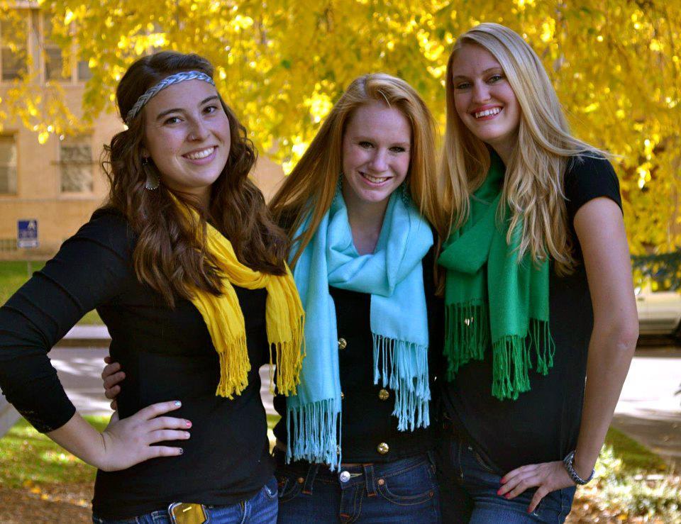 Sorority sisters had fun with the rushes