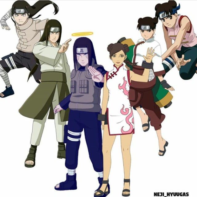 Naruto couples from the beginning of the series...