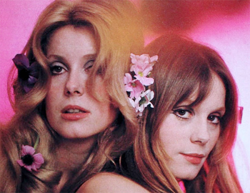 framboisedorleac:Catherine Deneuve and Françoise Dorléac by...