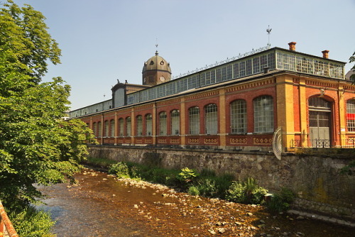 The old building at the river.