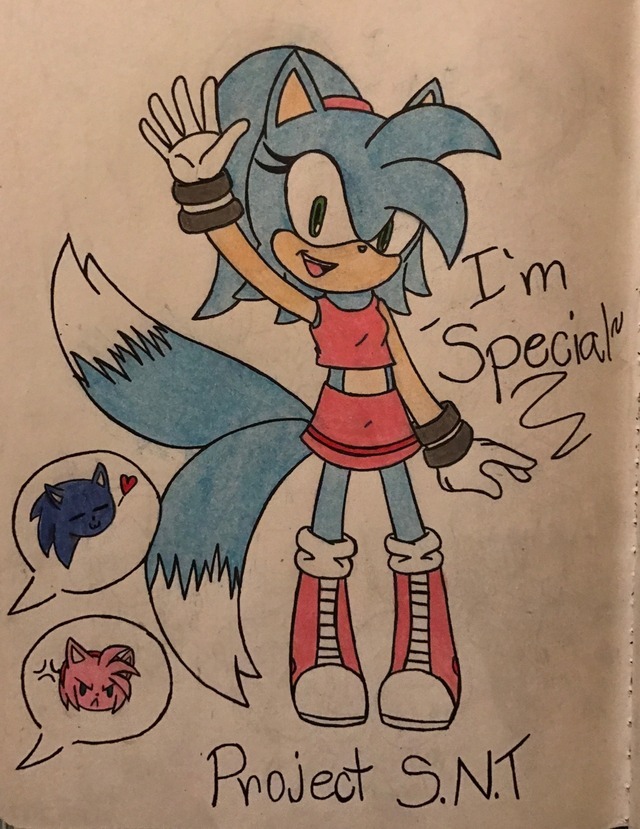 A Piece Of Fan Art For Projectsnt Her Sonic Attack On Tay ♡.