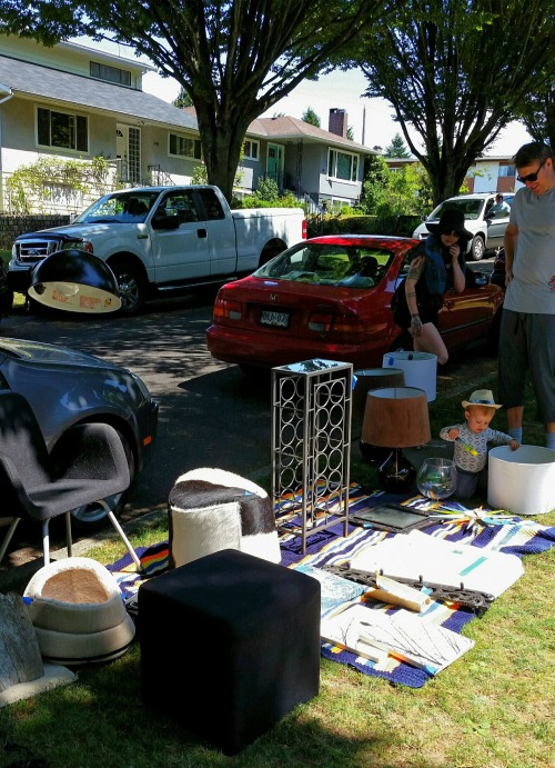 My First Garage Sale This City Life