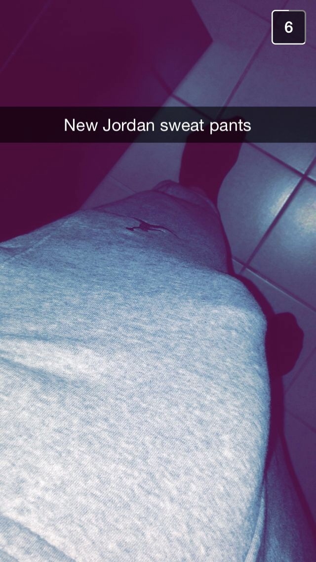 dick print grey sweats