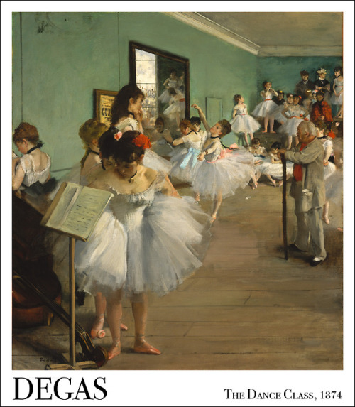 Degas’ The Dance ClassPrints available on Etsy