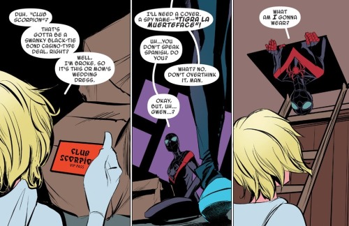 comicstallion:From Spider-GwenVol. 2 #016 (2017), “Sittin’ In...