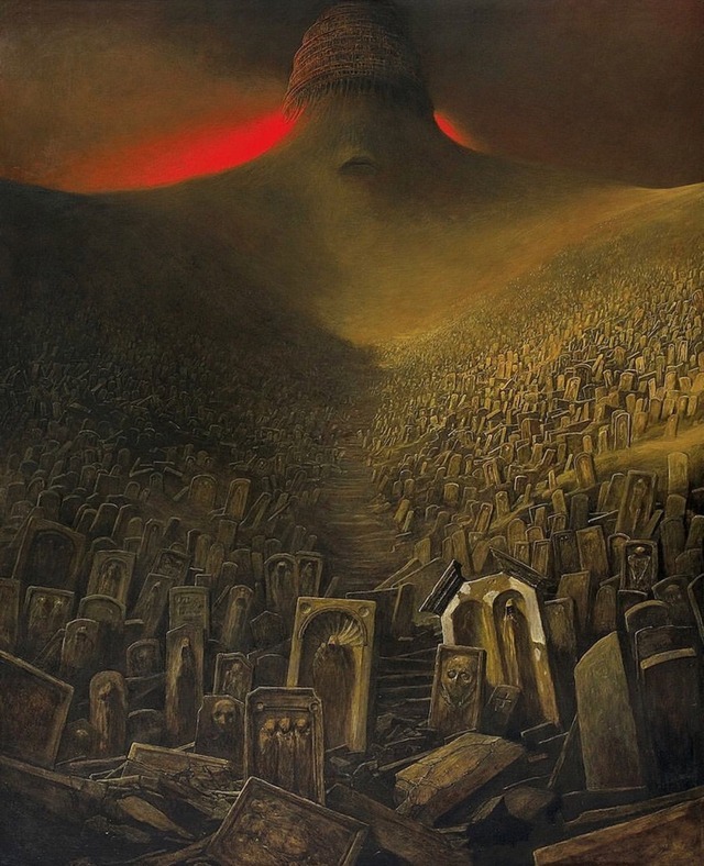 aesza — Zdzislaw Beksinski