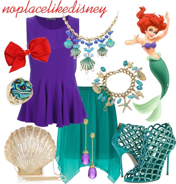 The Little Mermaid Disneybound by... - Disneyland is Your Land