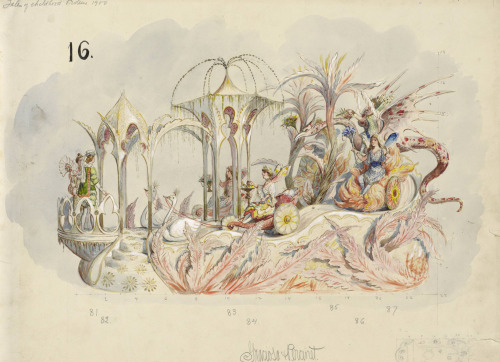 thatsacooldragon:Float designs, 1888-1904The Krewe of...